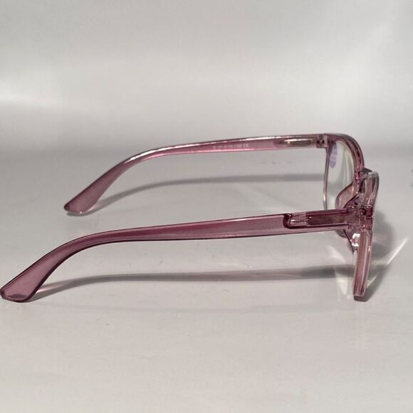 1137 Colette 4.0 Clear Raspberry Reading Glasses Soft Butterfly Readers NWT - Picture 6 of 9